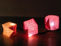 instructables vasilena Origami Light Garland